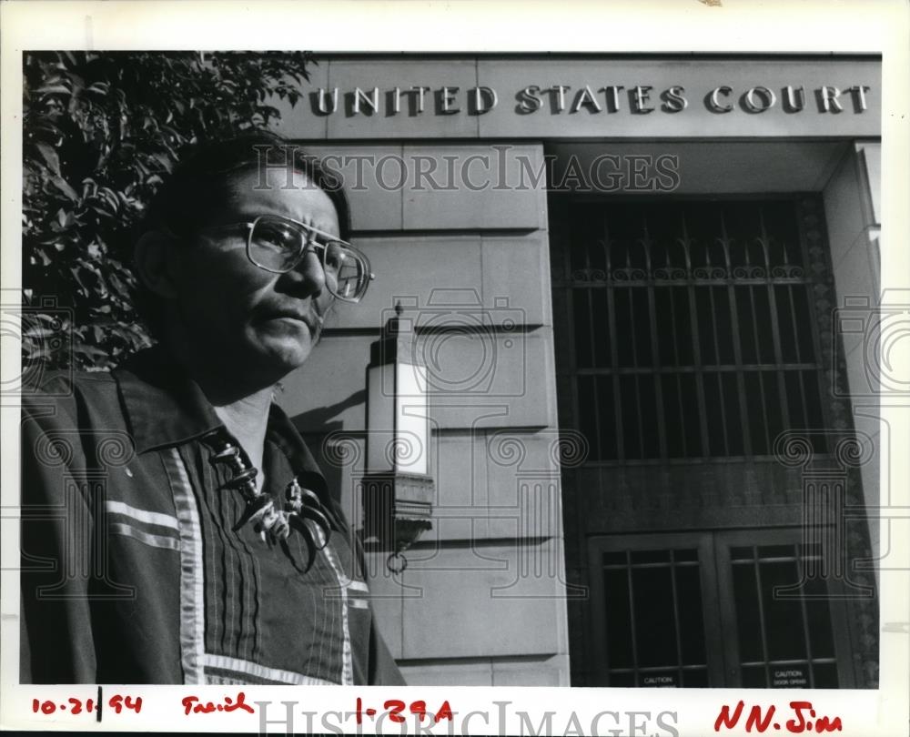 1994 Press Photo Jim Nathon United States Court - ora64225 - Historic Images