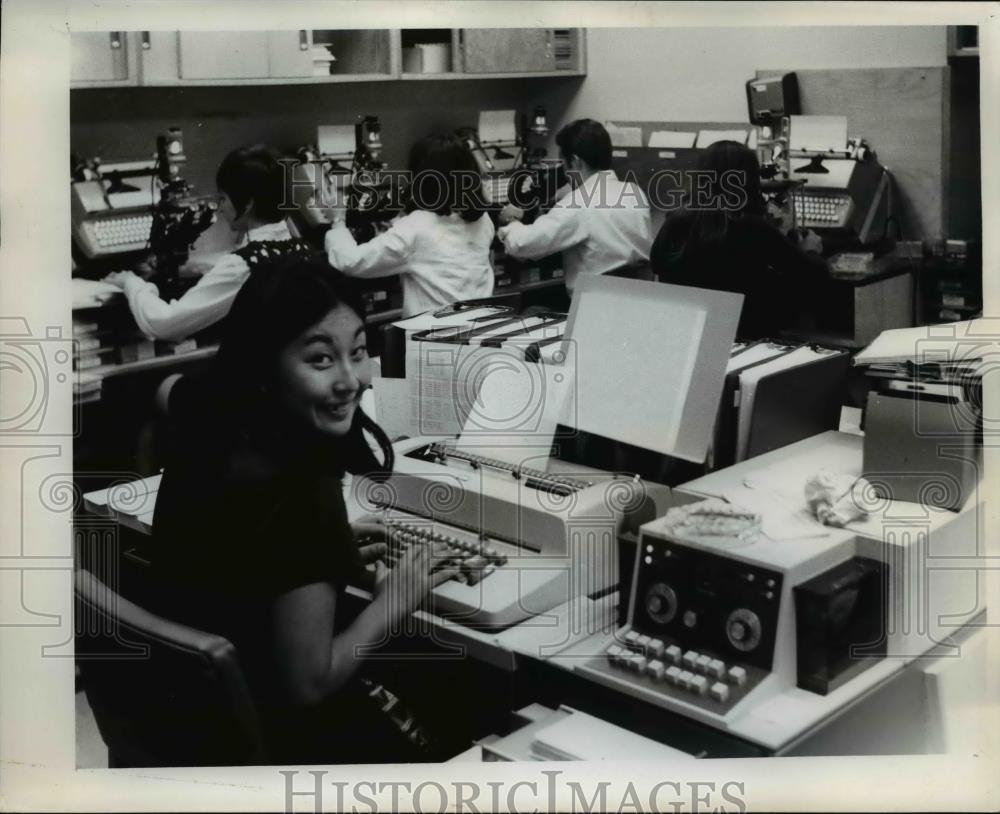 1969 Press Photo Laboratory at UCLA Medical Center. orb20364