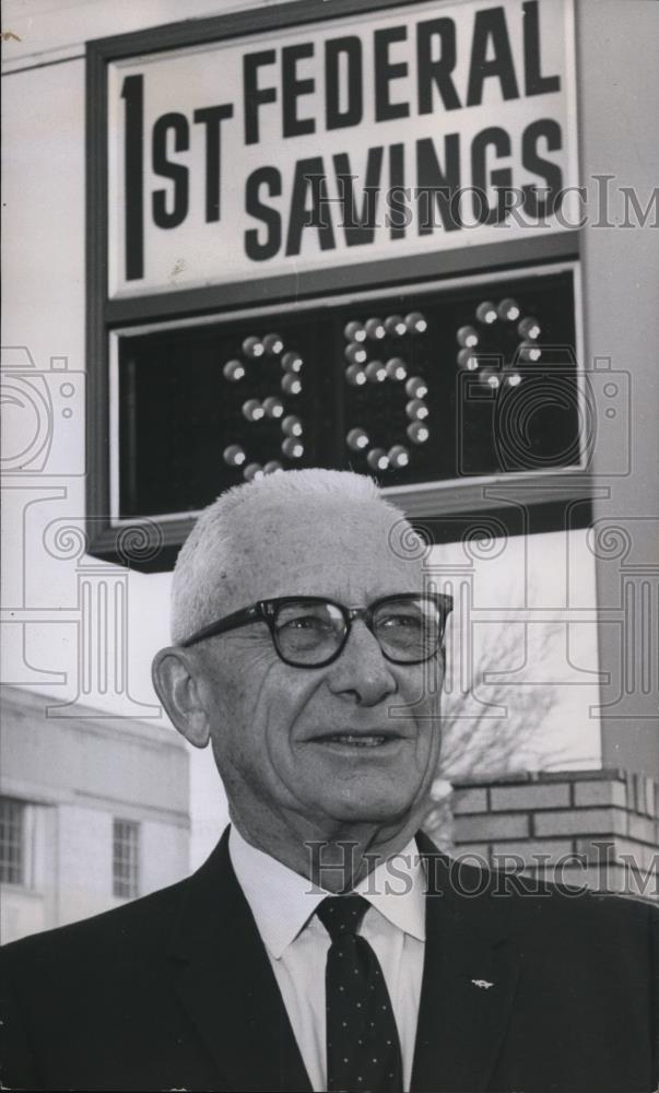 1967 Press Photo Donald McGregor County Commissioner &amp; Business Owner - ora55453 - Historic Images