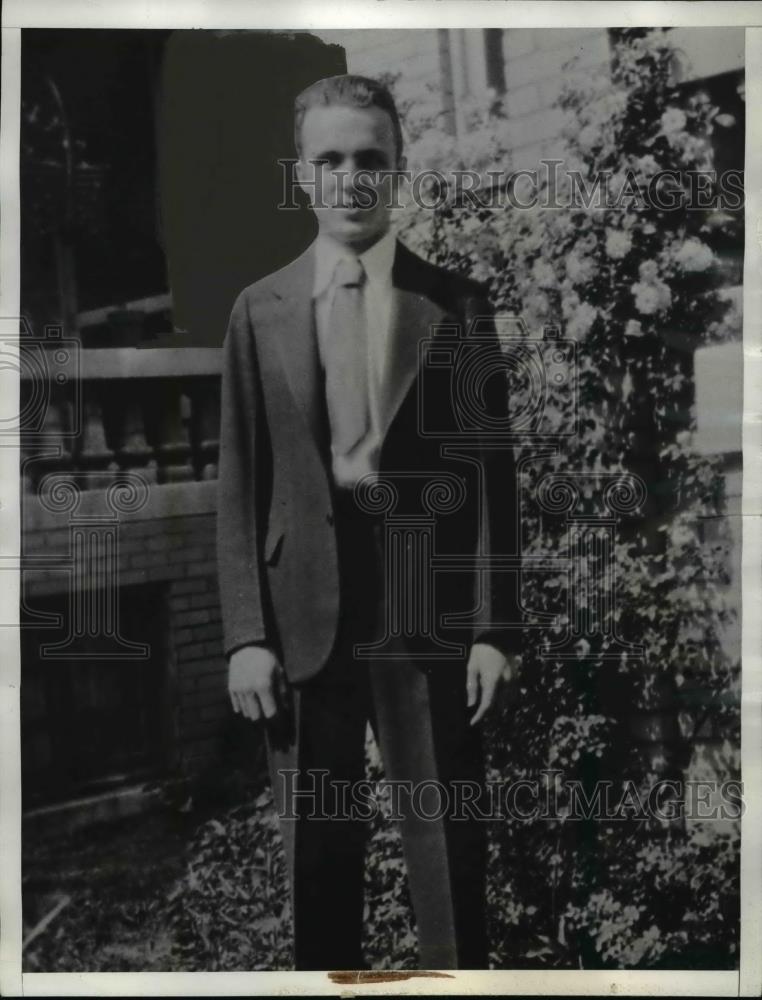 1935 Press Photo Willam Howard shot and killed one men and committed suicide - Historic Images