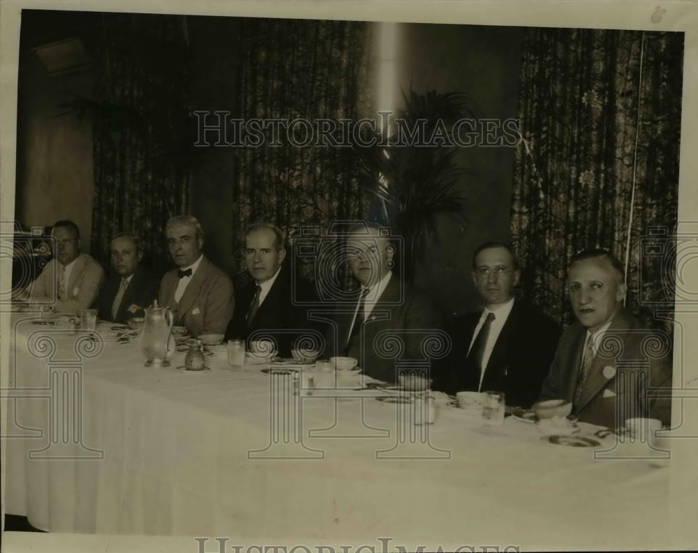 1934 Press Photo Judges At The Luncheon - nee90640 - Historic Images