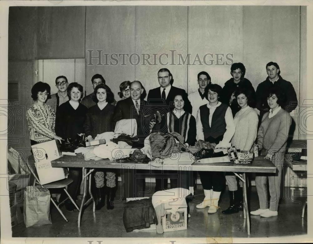 1953 Press Photo Surburban Temple TAG Rabbi Myron Silverman, Rev Roger Shoup - Historic Images