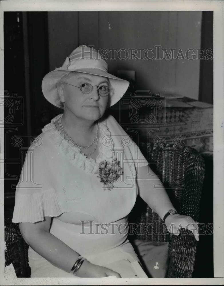 1939 Press Photo Miss Palne of Woman&#39;s Christian Temperance Union - nee91146 - Historic Images