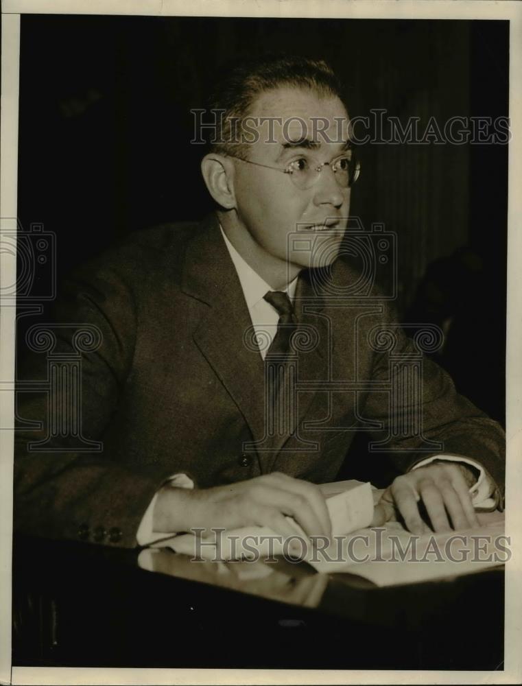 1934 Press Photo George J Mead Vice President of United Aircraft Trasnportation - Historic Images