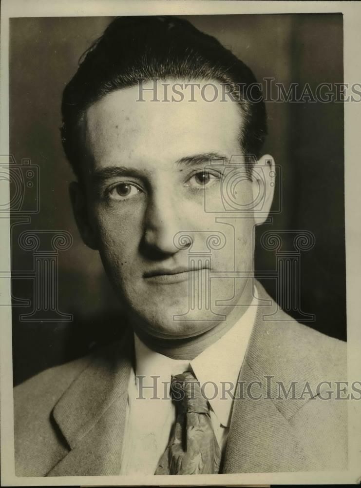 1926 Press Photo Alfred Greig held as undesirable citizen in Los Angeles Jail - Historic Images