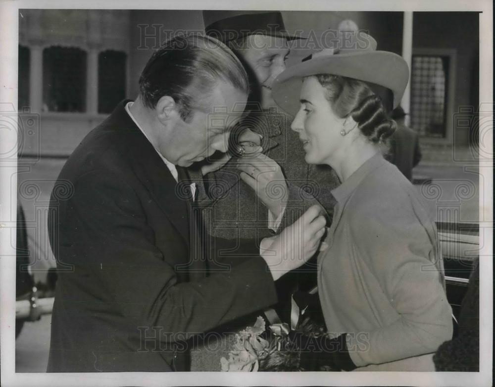 1939 Press Photo Count Folke Bernadotte, Princess Ingrid of Norway - neb63202 - Historic Images