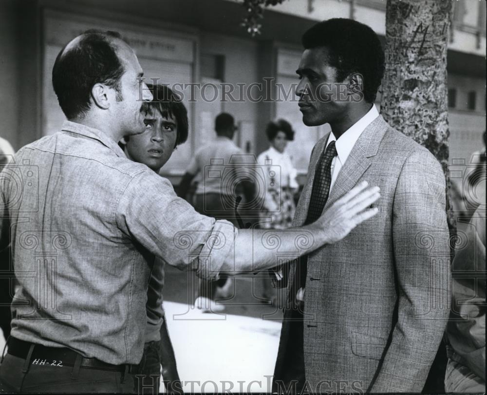 1970 Press Photo Calvin Lockhart & David Shiner in Halls of Anger - cvp80726 - Historic Images