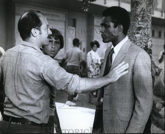 1970 Press Photo Calvin Lockhart & David Shiner in Halls of Anger - cvp80726 - Historic Images