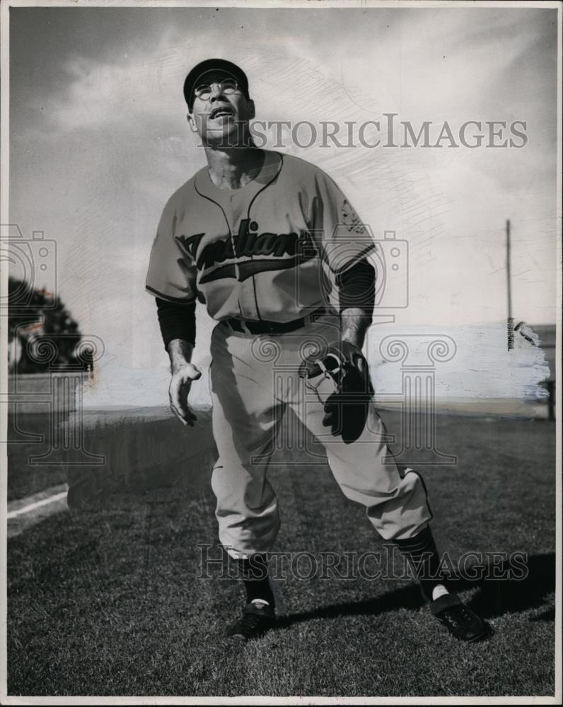 1949 Press Photo Thurman Tucker of Cleveland Indians  - cvs04111 - Historic Images
