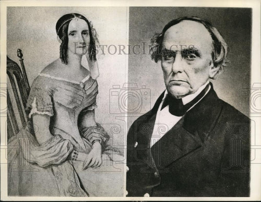 1942 Press Photo Daniel Webster's 2nd Wife Helena - cvp80506 - Historic Images