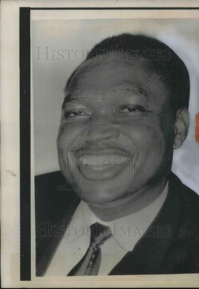 1965 Press Photo Everiste Kimba Prime Minister of Republic of the Congo - Historic Images