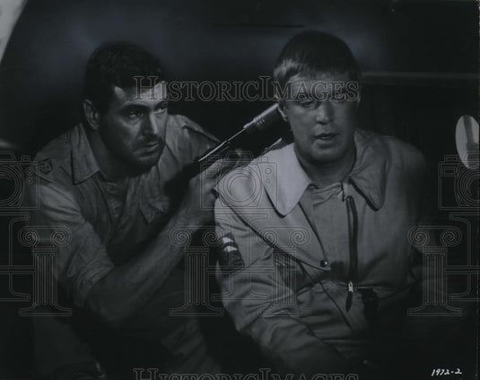 1967 Press Photo George Peppard and Rock Hudson in Tobruk - cvp78671 - Historic Images