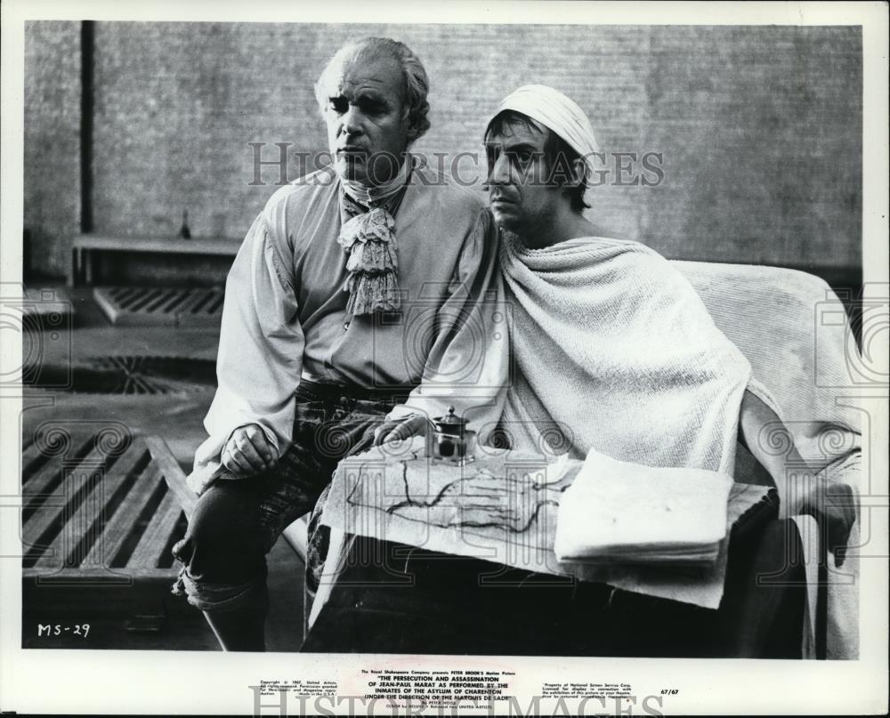 1968 Press Photo Patrick Magee in The Persecution &amp; Assassination of Jean Paur M - Historic Images