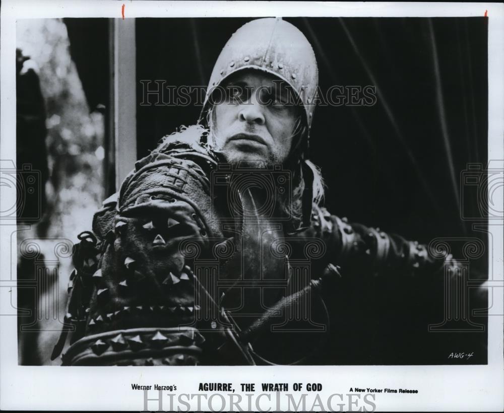 1977 Press Photo Klaus Kinski in Aguirre the Wrath of God - cvp80559 - Historic Images