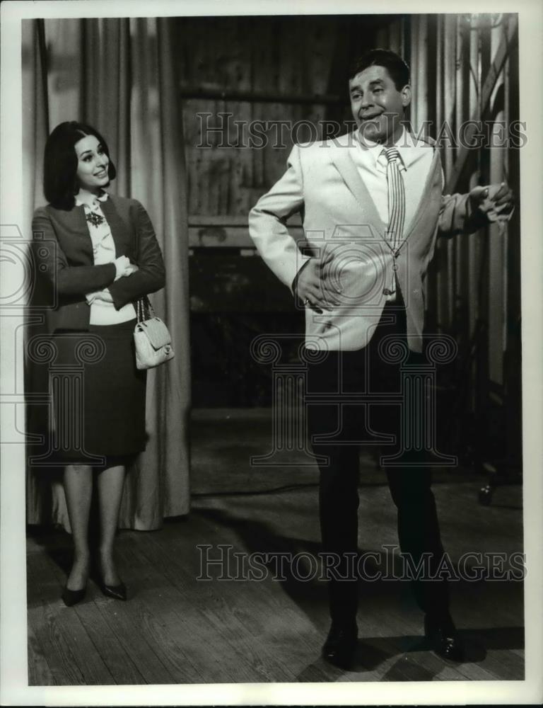 1968 Press Photo Jerry Lewis and Ina Balin in The Patsy - cvp77785 - Historic Images