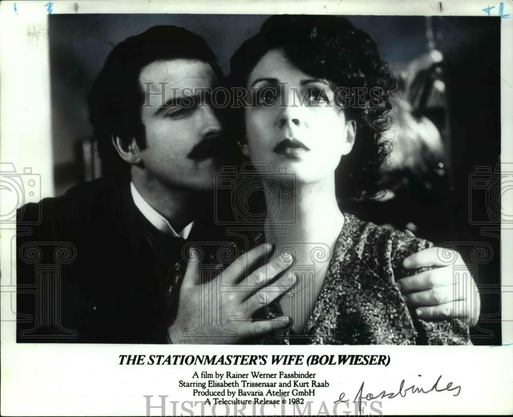 1983 Press Photo Teleculture presents The Stationmaster&#39;s Wife with Elisabeth - Historic Images