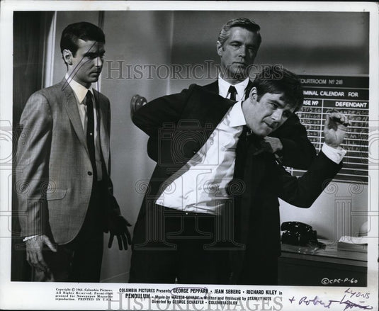 1969 Press Photo George Peppard in Pendulum - cvp80637 - Historic Images