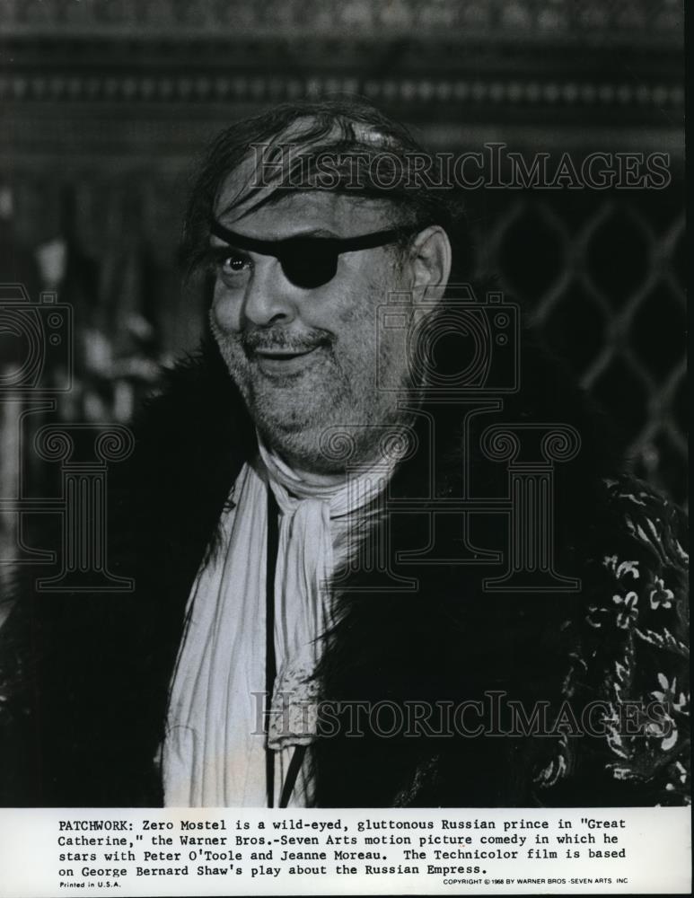 1968 Press Photo Zero Mostel in Great Catherine - cvp80028 - Historic Images
