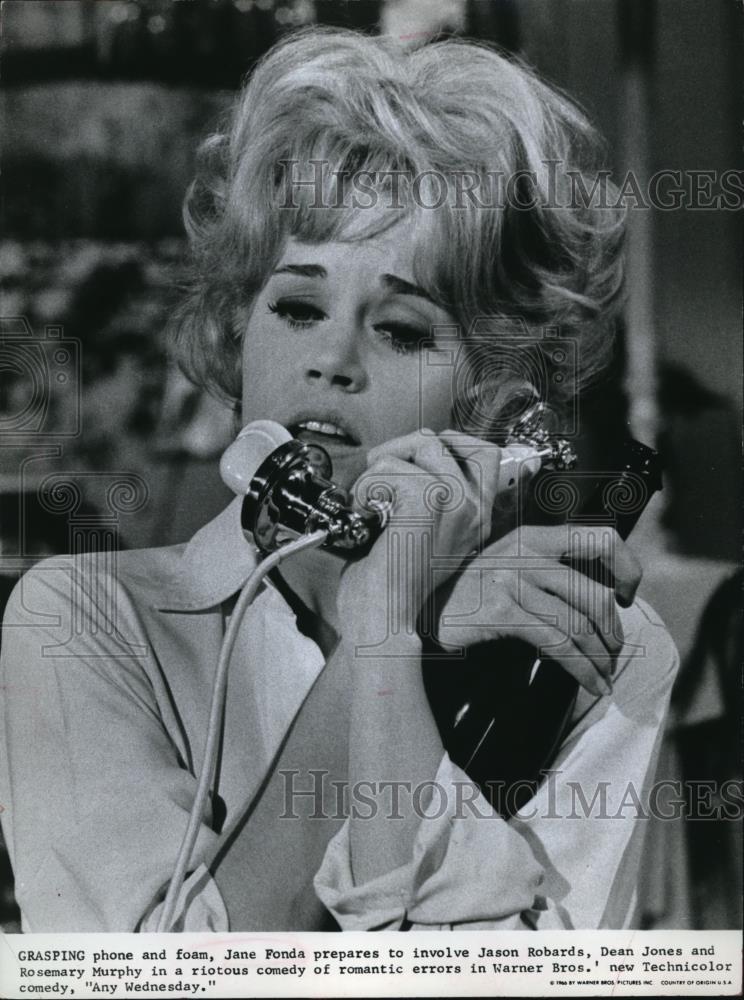 1967 Press Photo Jane Fonda in Any Wednesday - cvp74543 - Historic Images