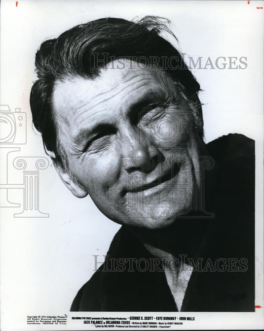 1973 Press Photo Jack Palance in Oklahoma Crude - cvp80125 - Historic Images