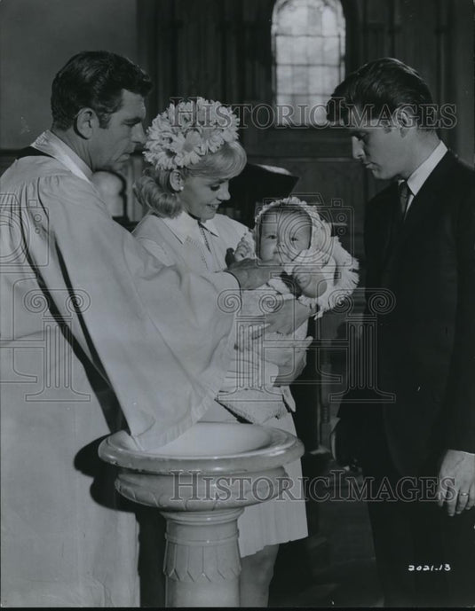 1969 Press Photo Andy Griffith, Richard Van Vleet in An Angel In My Pocket - Historic Images