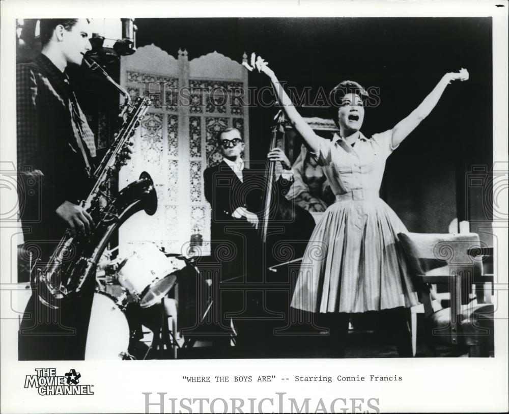 1986 Press Photo Connie Francis in Where the Boys Are - cvp80652 - Historic Images