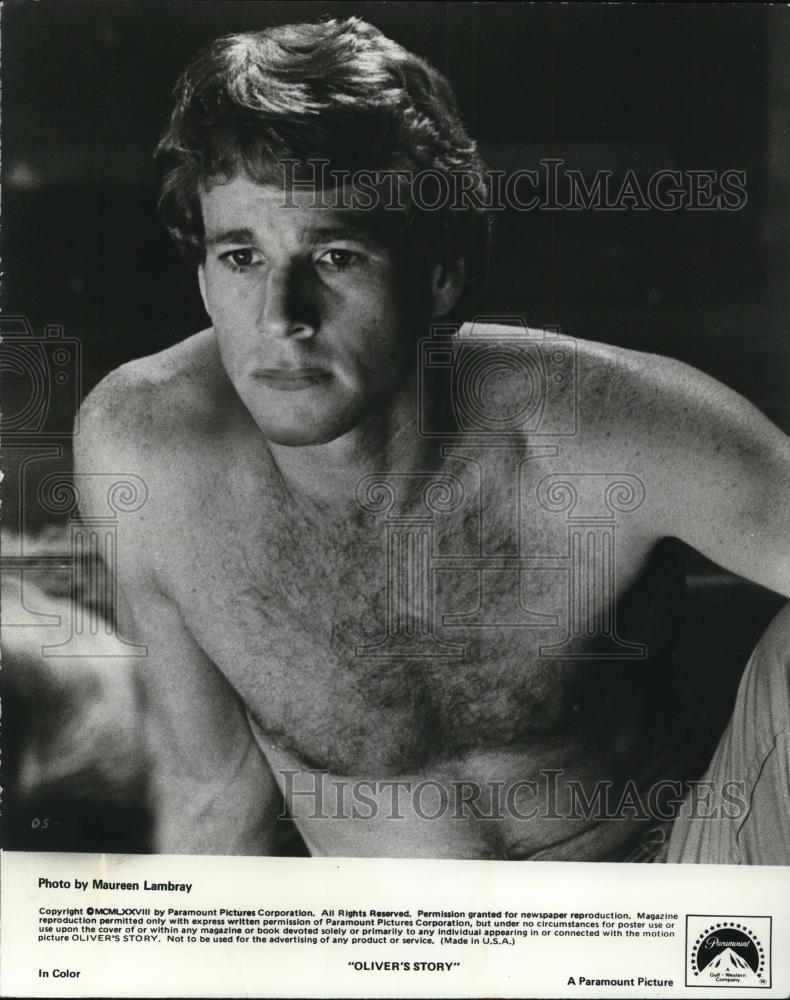 1978 Press Photo Ryan O&#39;Neal in Oliver&#39;s Story - cvp79160 - Historic Images