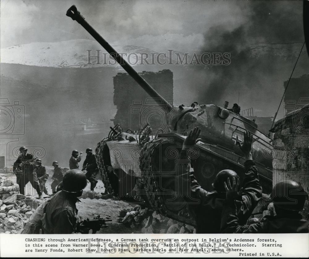 1965 Press Photo Cinerama Production presents Battle Of The Bulge  - cvp80339 - Historic Images