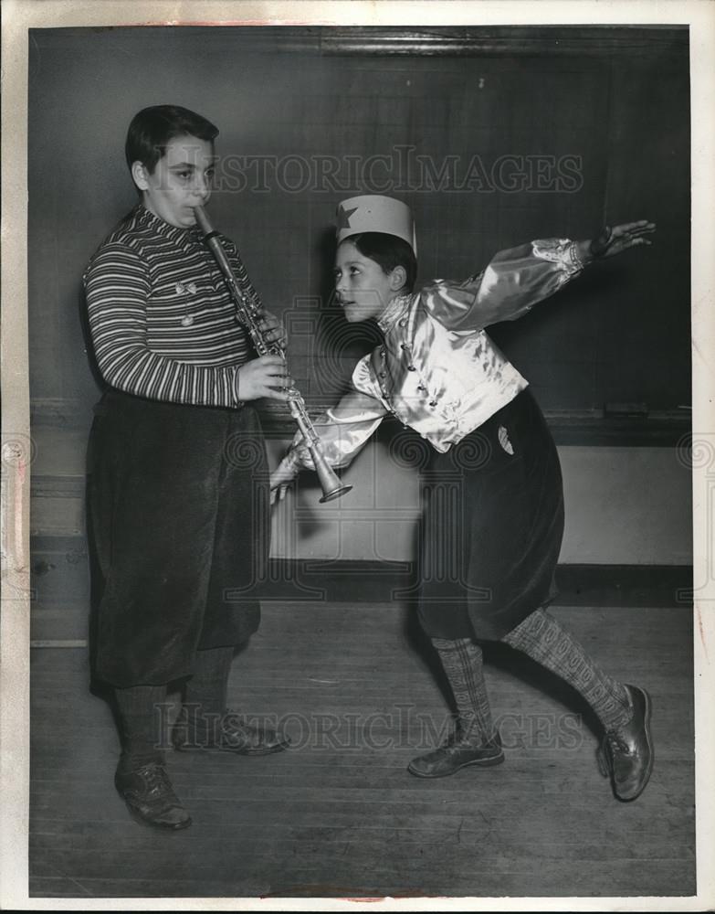 1939 Press Photo Parma Star Performers, Billy D.Alexander and Emerson Gorslene - Historic Images