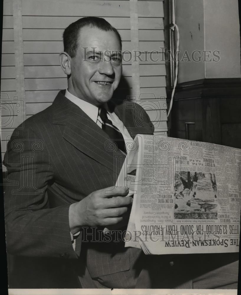 1950 Press Photo Frank Starza Associated Press newsman - spx05703 - Historic Images
