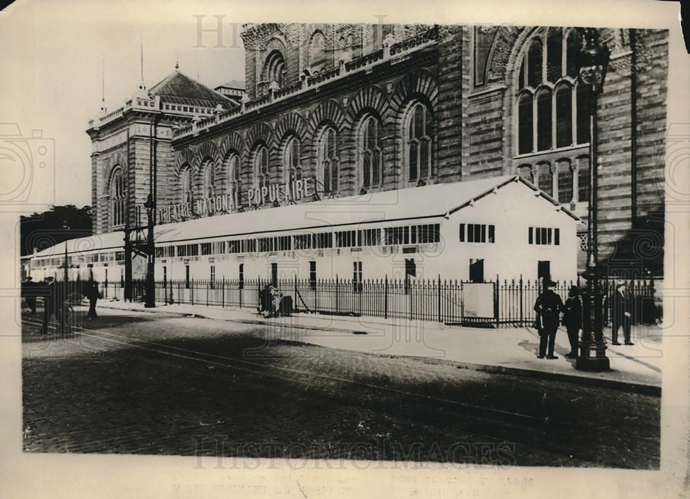 1930 Press Photo Barracks erected in front of Trocadero for Legion officers - Historic Images