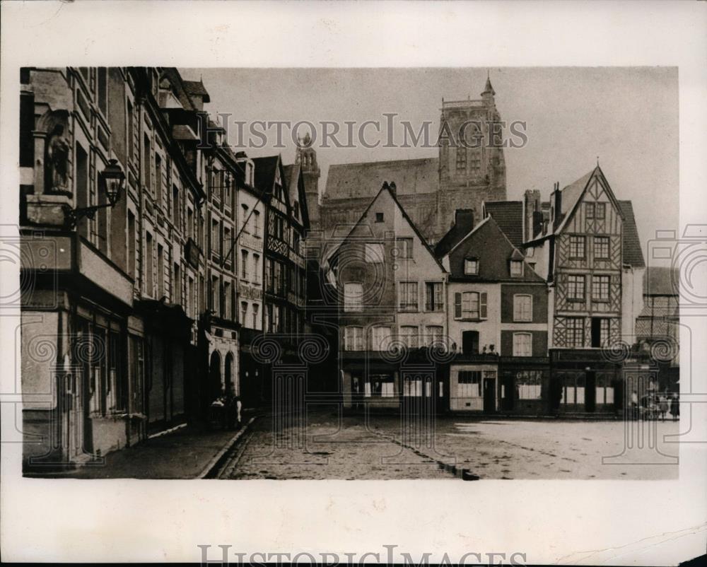 1940 Press Photo Abbeville France which has been captured by the Nazis - Historic Images