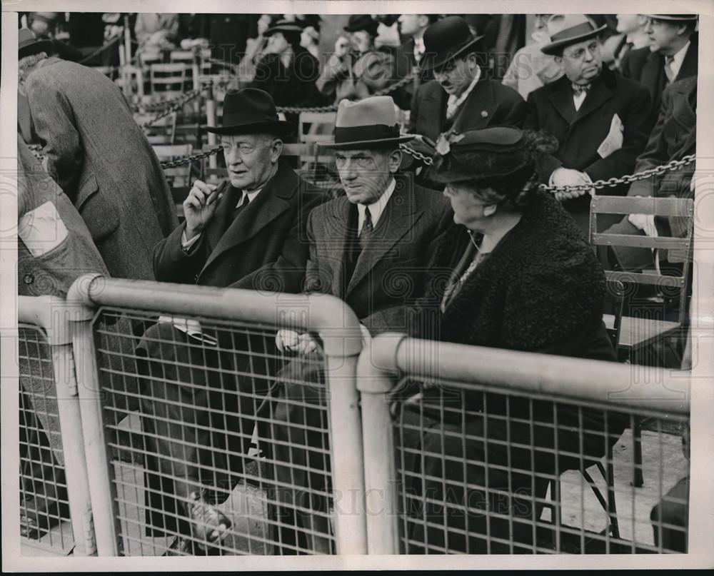 1936 Press Photo NY State Commissioner of Corrections Edward Mulrooney &amp; wife - Historic Images