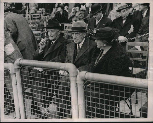 1936 Press Photo NY State Commissioner of Corrections Edward Mulrooney & wife - Historic Images