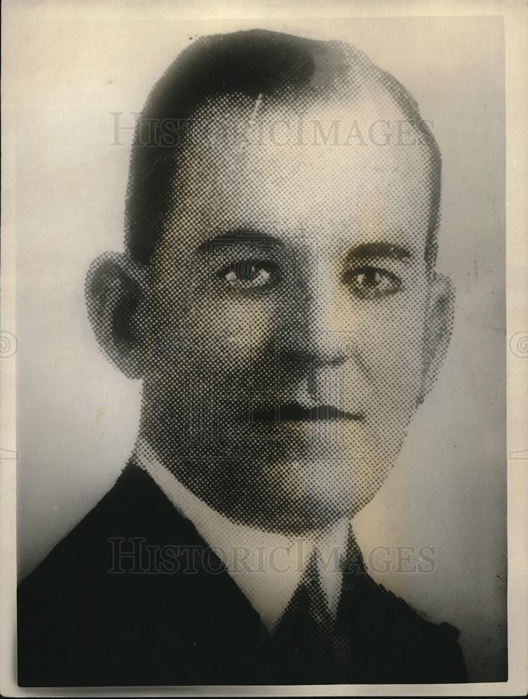 1926 Press Photo William Downs Embezzling More Than $100,000 Of Company&#39;s Money - Historic Images