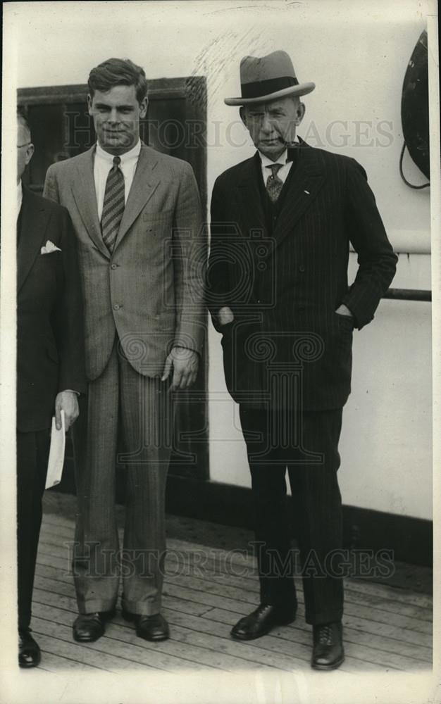 1930 Press Photo US Ambassador to England Charles Dawes en route to London - Historic Images