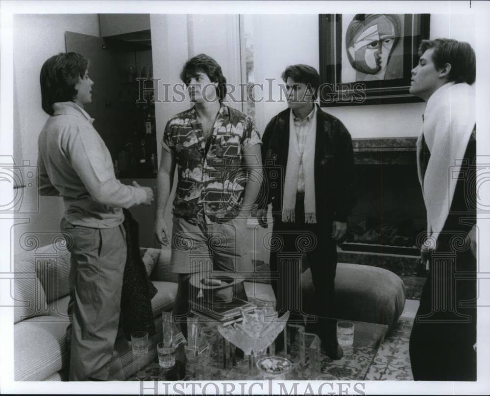 Undated Press Photo Peter Deluise Johnny Depp Mitchell Anderson &quot;21 Jump Street&quot; - Historic Images