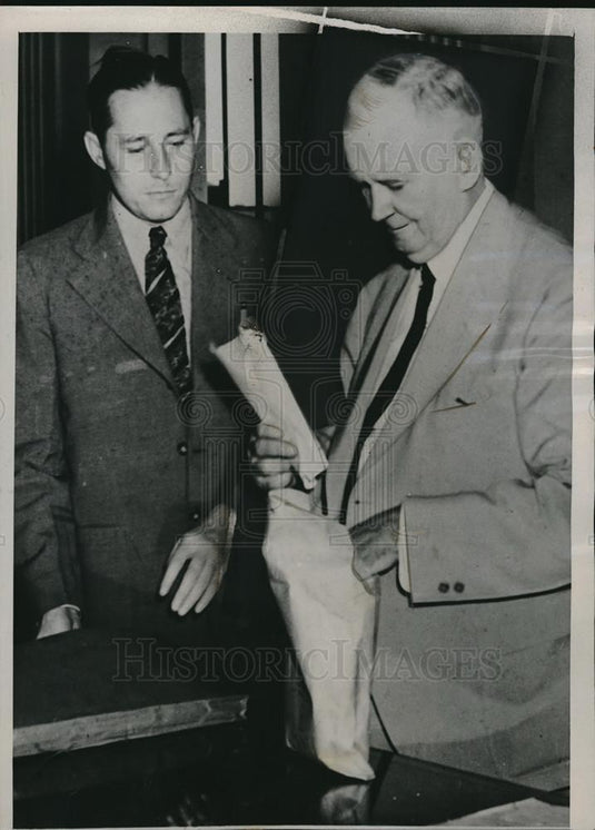1939 Press Photo Fred P.Banson former supreme Court of Oklahoma sued by wife - Historic Images