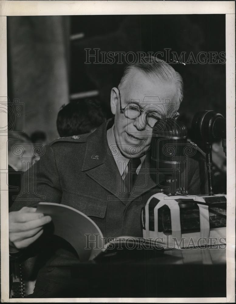 1945 Press Photo General George Catlett Marshall US Army Chief of Staff in DC - Historic Images