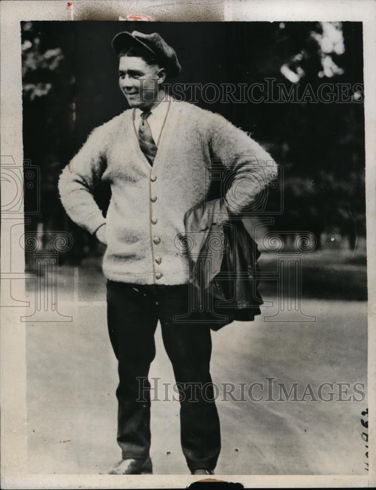 1937 Press Photo John Mantague Southern California golfer akaLa Verne Porter - Historic Images