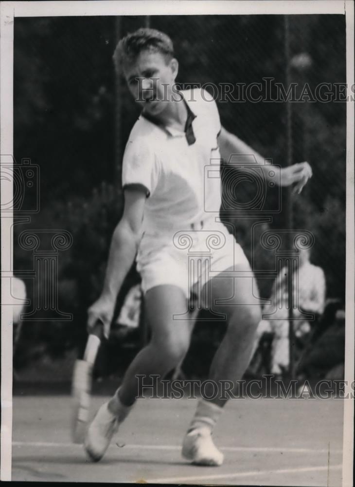 1940 Press Photo Bryan Grant Jr at National Clay Courts Tennis Championships - Historic Images