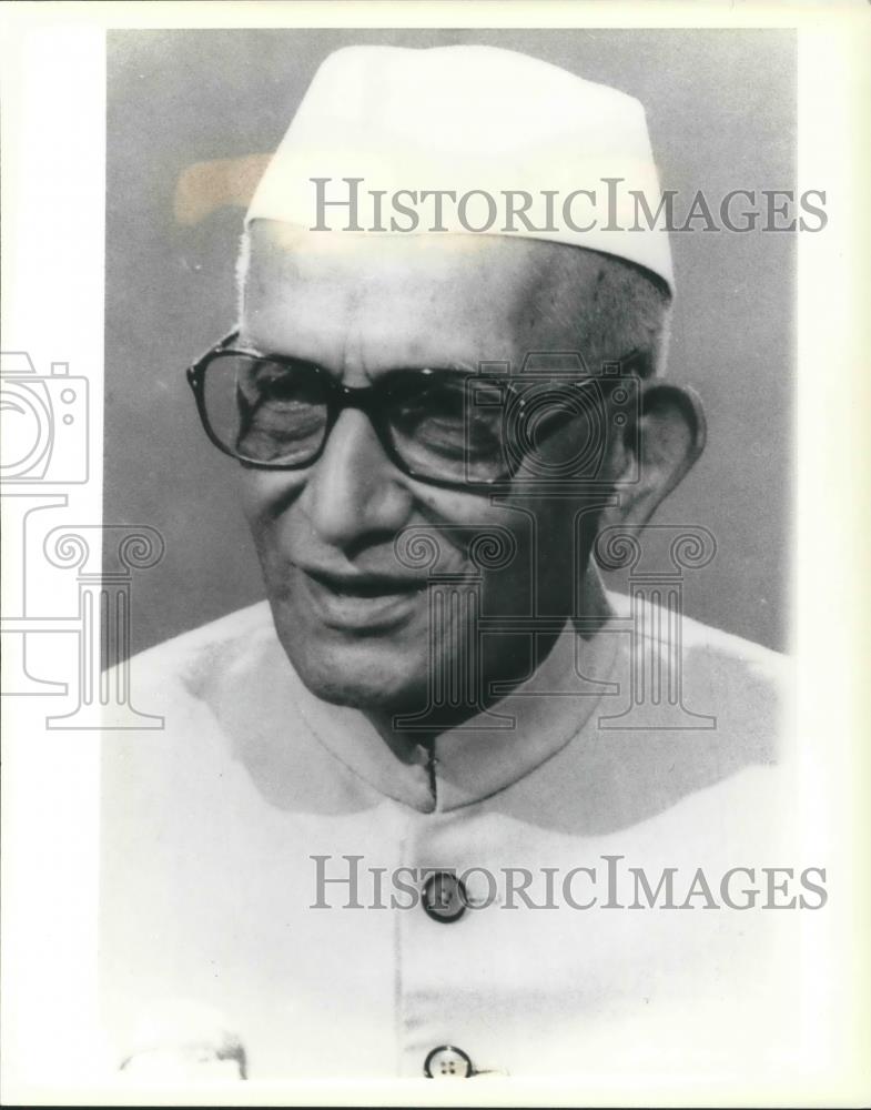 1979 Press Photo Morarji Desai Prime Minister of India Independence Activist - Historic Images