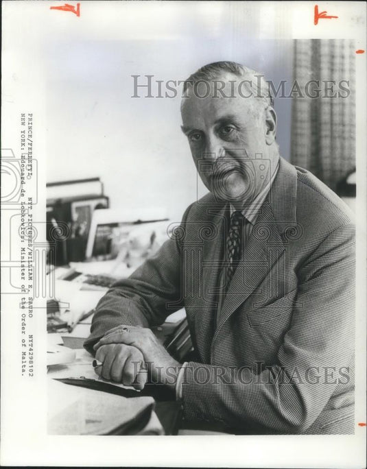 1981 Press Photo Edouaro de Lobkowiczi of Bohemia - cvp06914 - Historic Images