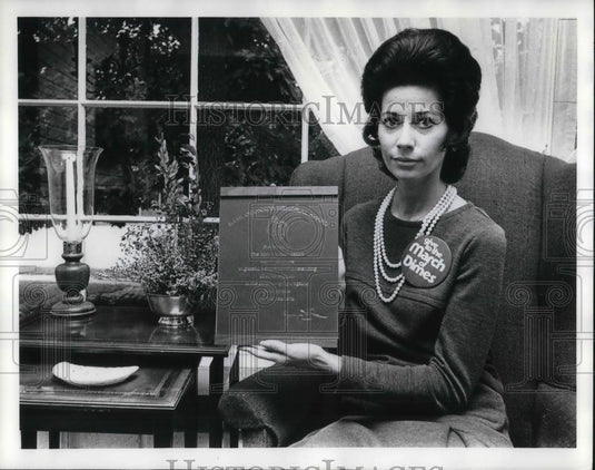 1972 Press Photo Marjorie Feighan Cuyahoga County Lakewood Mothers Chairman - Historic Images
