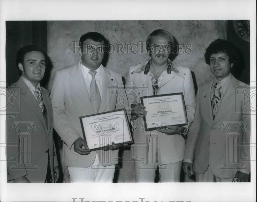 Press Photo John Mantovani David Epifano C.D. Clingman and Parris Girv ...