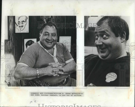 1981 Press Photo Brother Dominic New York - cvp03459 - Historic Images