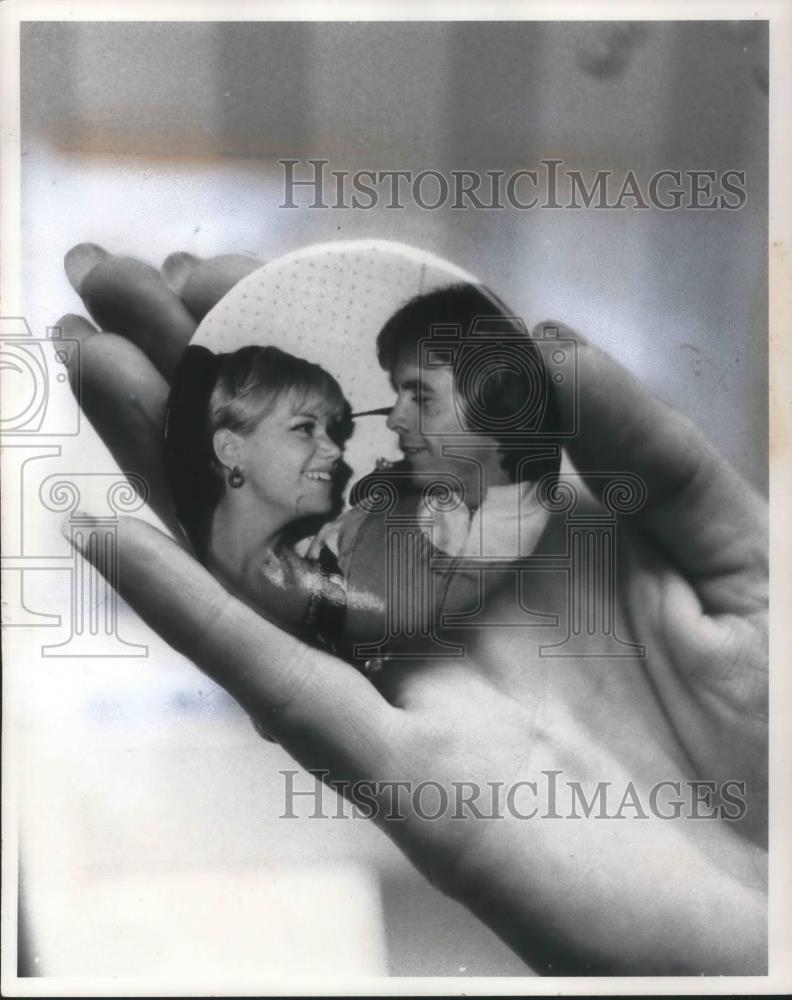 1971 Press Photo Pamela &amp; Rick Powell Children of June Allyson - cvp02666 - Historic Images
