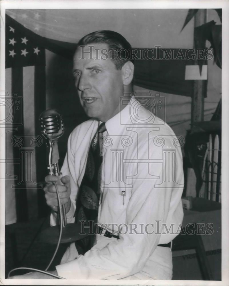 1950 Press Photo Don H. Ebright Republican Nominee for Governor Ohio - cvp05871 - Historic Images