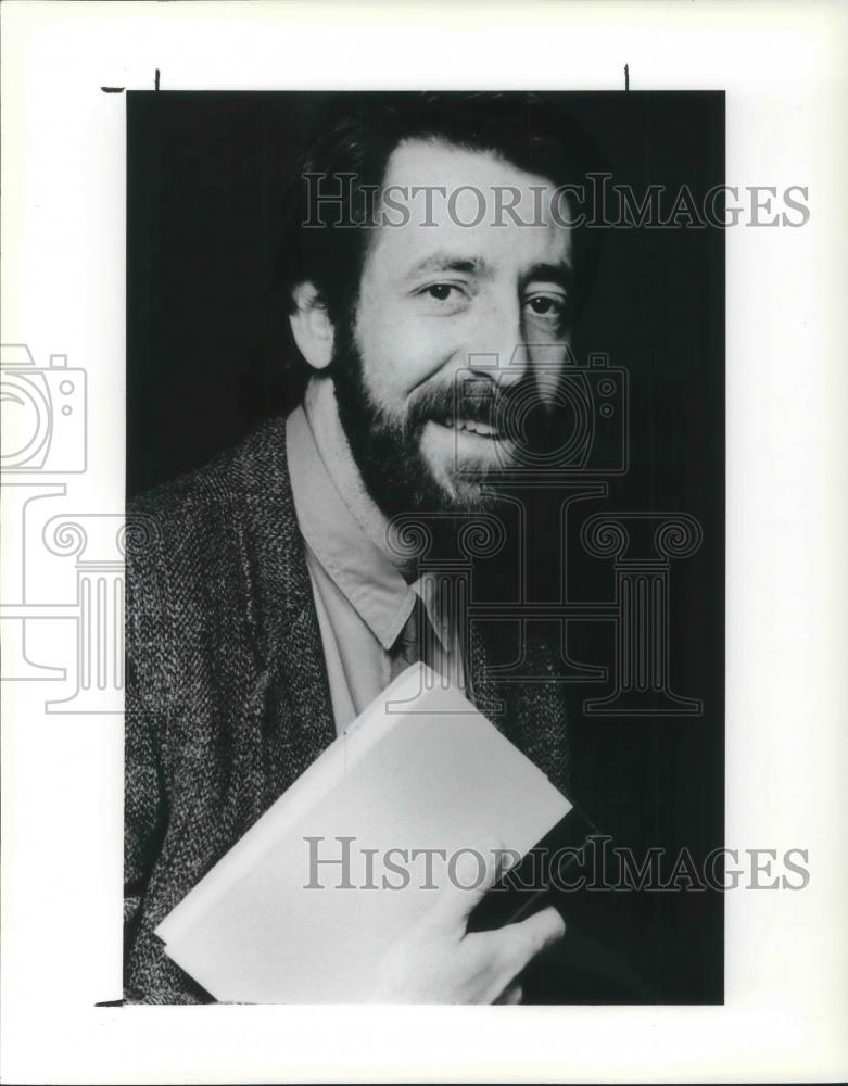 1989 Press Photo Scott Cairns Poet Cleveland State University Poetry Center - Historic Images