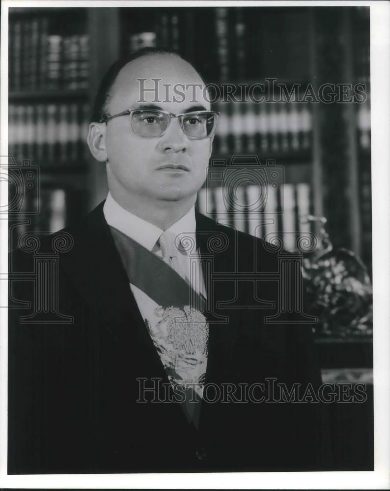 1972 Press Photo Luis Echeverria President of Mexico - cvp05849 - Historic Images